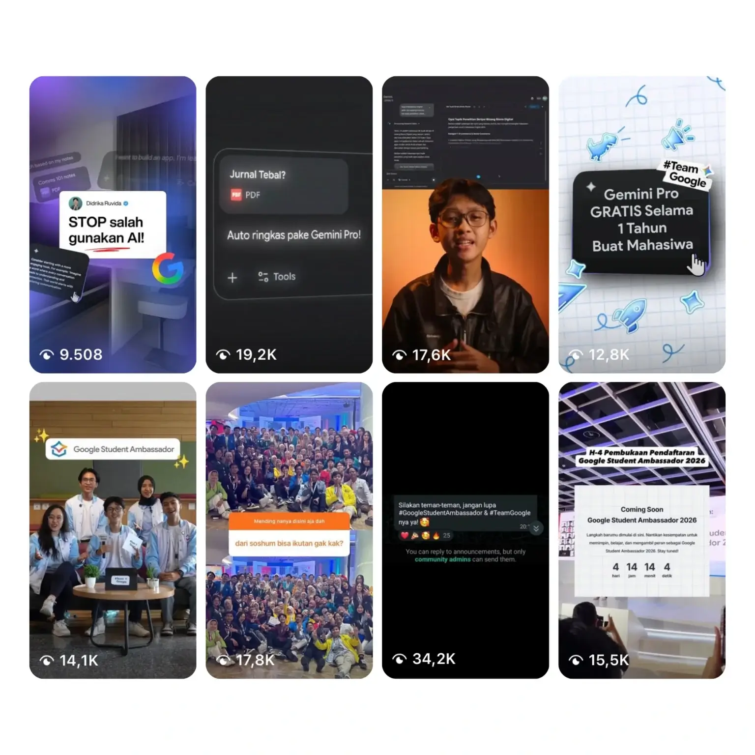 Creative direction konten digital marketing edukasi Google Gemini Indonesia 2026