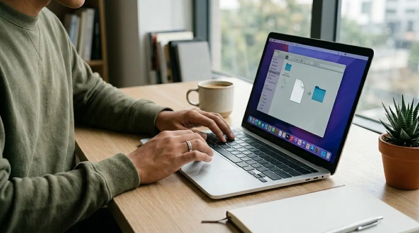 Cara upload PDF ke NotebookLM lewat laptop untuk meringkas materi kuliah